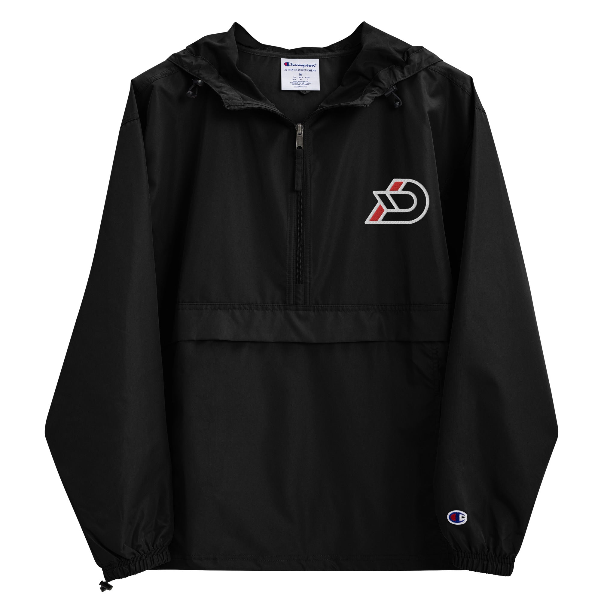 $DRIVE Racing Team -Champion Packable Jacket (Black)